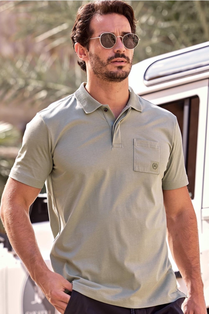 POLOSHIRT MET COOL EN DRY FUNCTIE 2553249 633 TINTED GREY